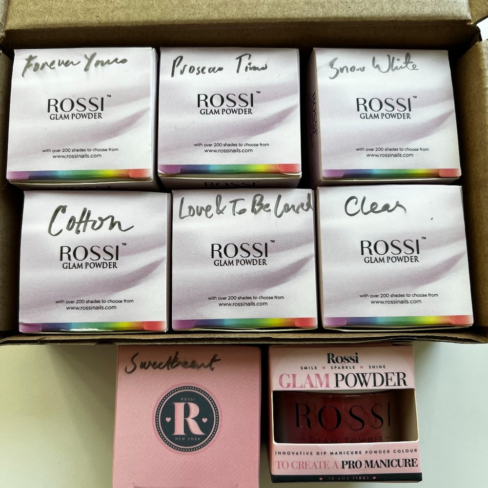 Rossi Nails full DIP powder manicure kit - BRAND NEW UNUSED